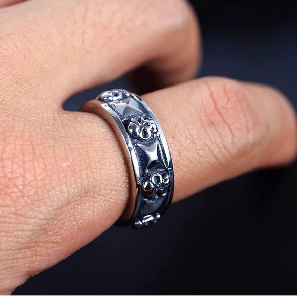 RING - Skull Ring Silver - Picture 5 of 5
